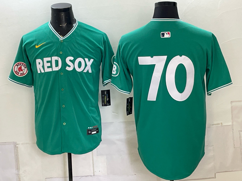 2026 Men Boston Red Sox #70 green Nike MLB Jersey 0826003